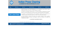 Desktop Screenshot of indianpressclearing.com